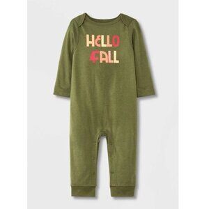 Cat & Jack Graphic Lap Shoulder Romper Hello Fall Size 18M